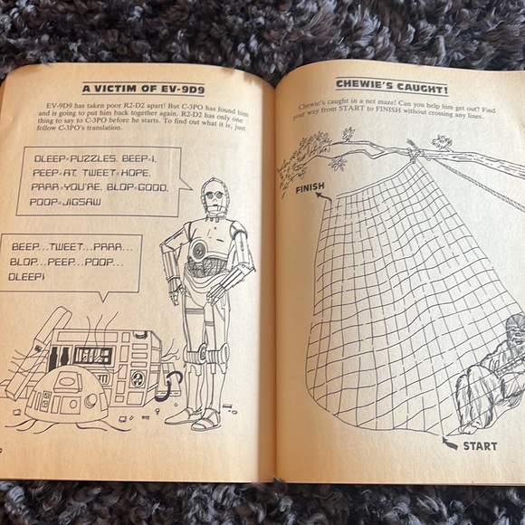 Happy house star wars return of the Jedi book from 1983 - Picture 4 of 5